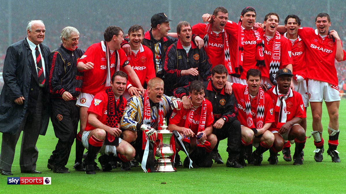 Manchester United winning the 1994 FA Cup