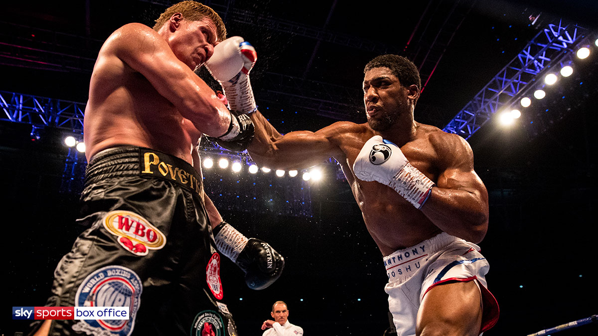 Alexander Povetkin versus Anthony Joshua