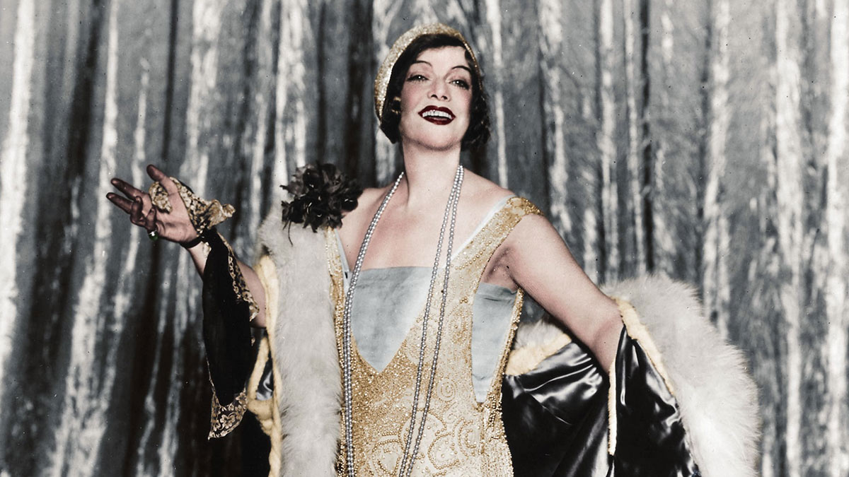 A 1920s flapper