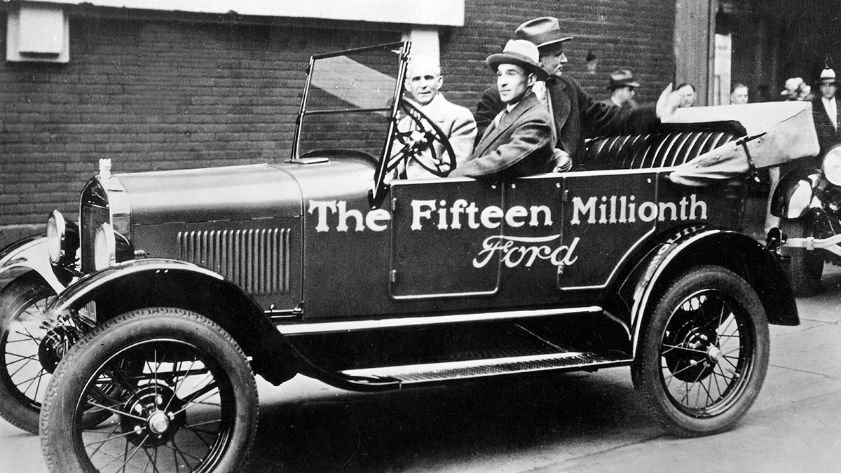 Ford motor cars in the 1920s