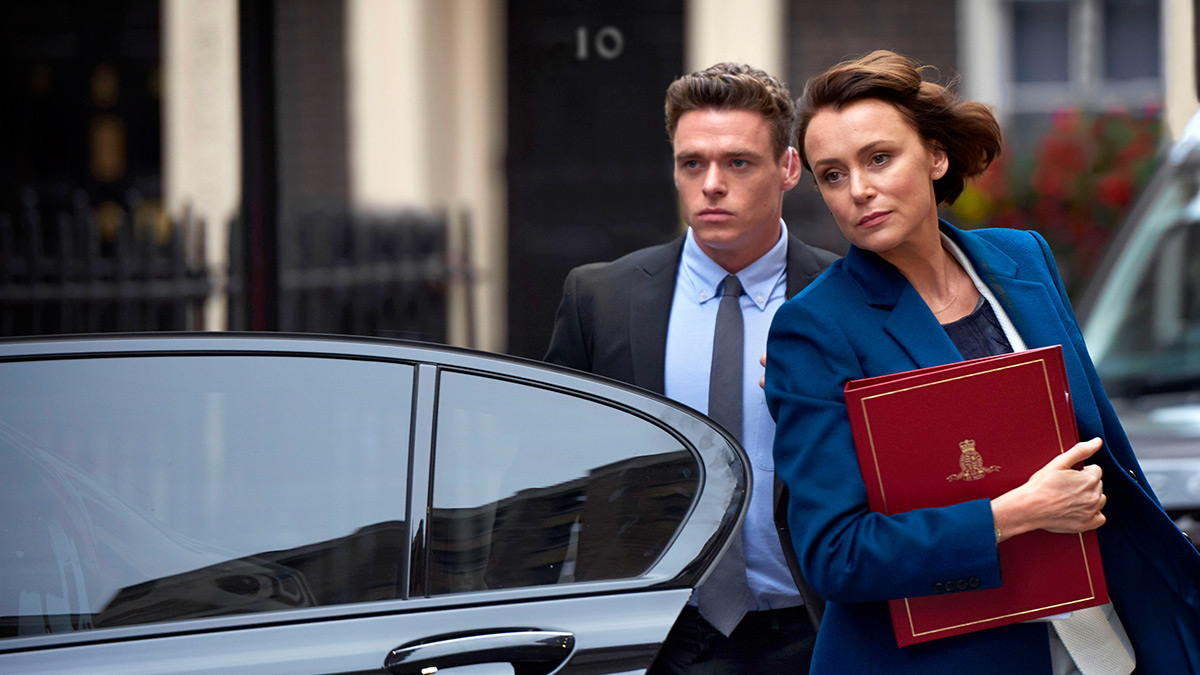 Bodyguard stars Richard Madden and Keeley Hawes