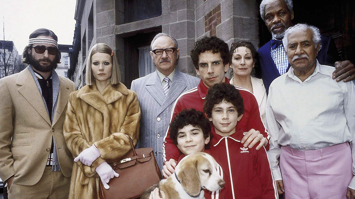 The Royal Tenenbaums stars Luke Wilson, Gwyneth Paltrow, Gene Hackman, Ben Stiller, Jonah Meyerson, Grant Rosenmeyer, Anjelica Huston, Danny Glover and Kumar Pallana