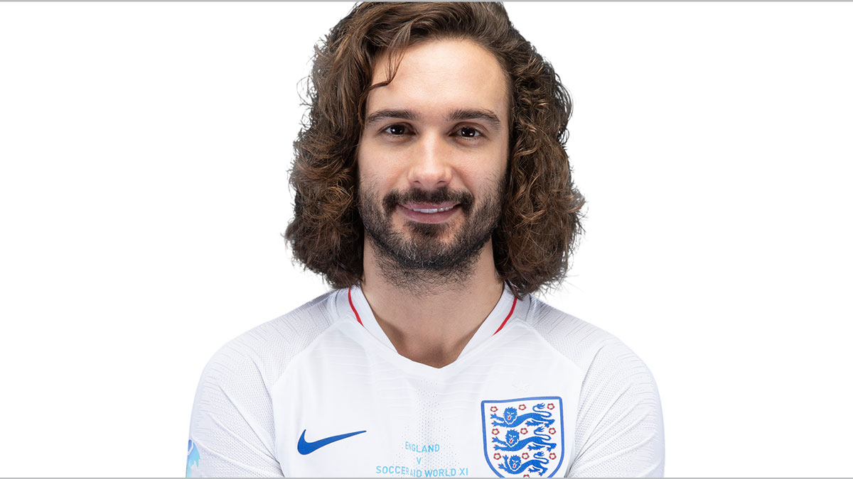 Soccer Aid player Joe Wicks