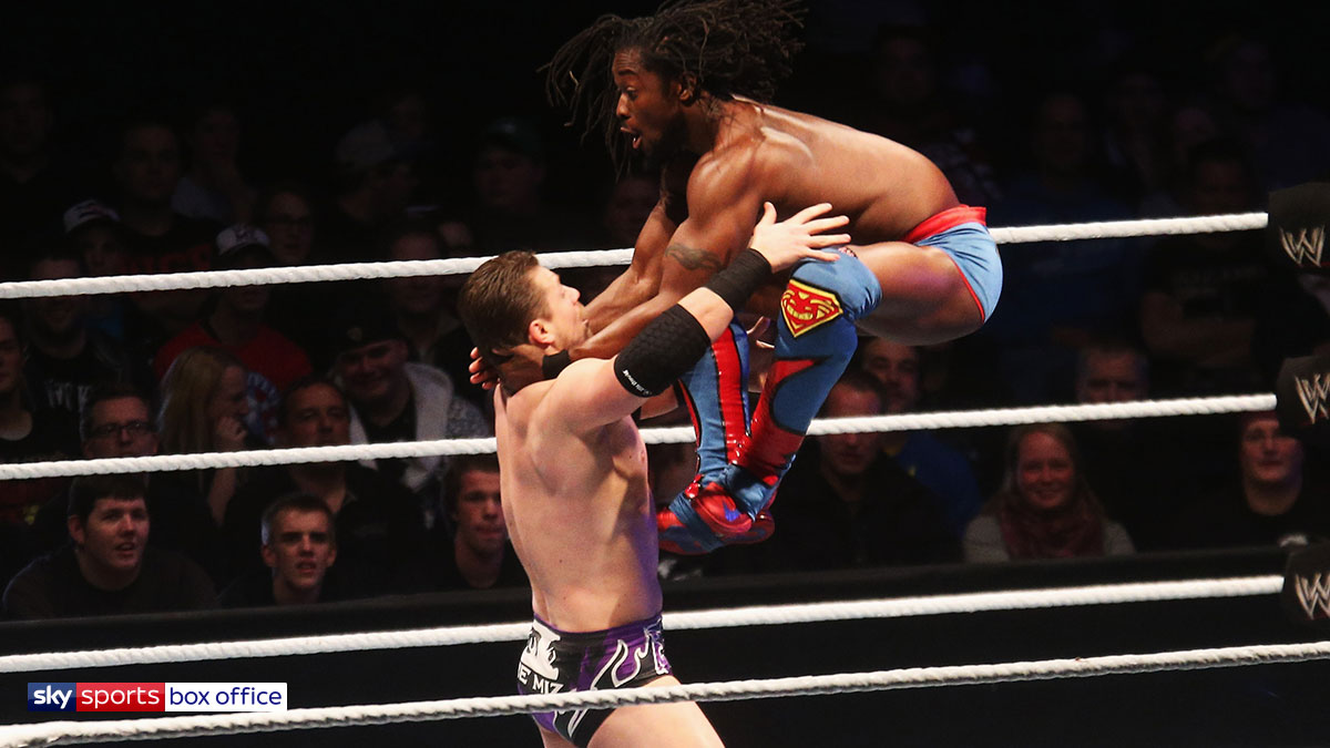 WWE stars Kofi Kingston and The Miz