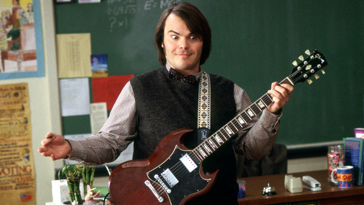 Jack Black as Dewey Finn in School Of Rock