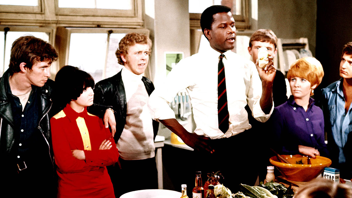 Sidney Poitier as Mark Thackeray in To Sir, With Love