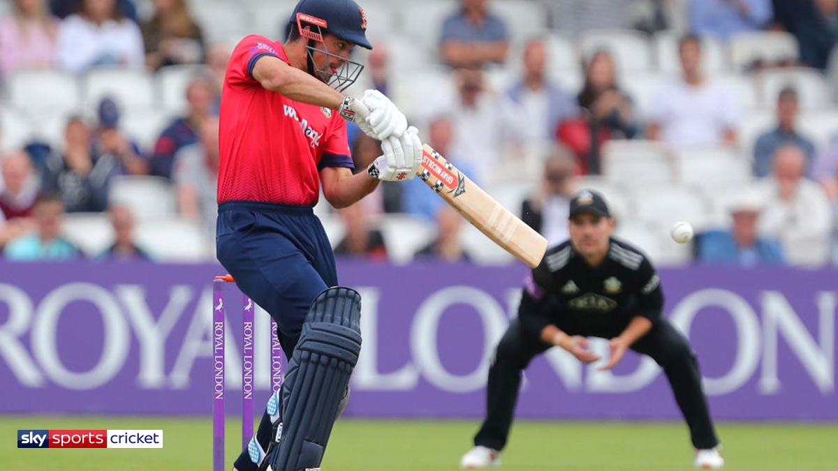 Cricketer Alastair Cook playing for Essex Eagles