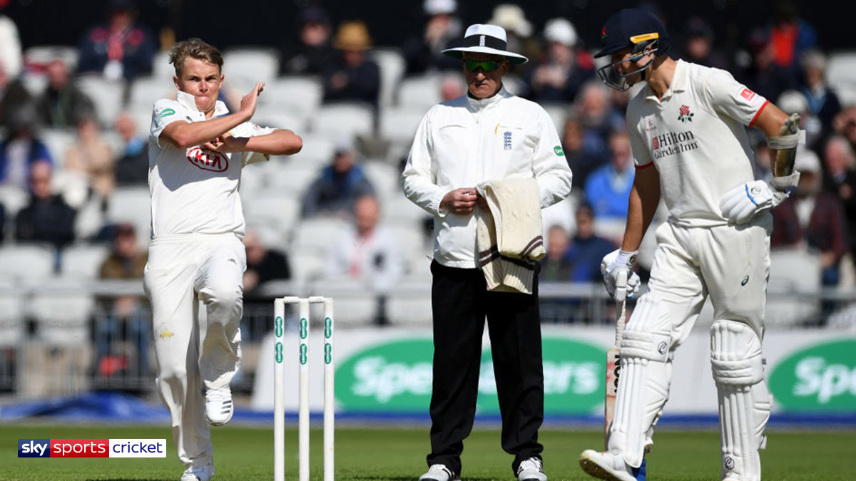 Cricketer Sam Curran playing for Surrey