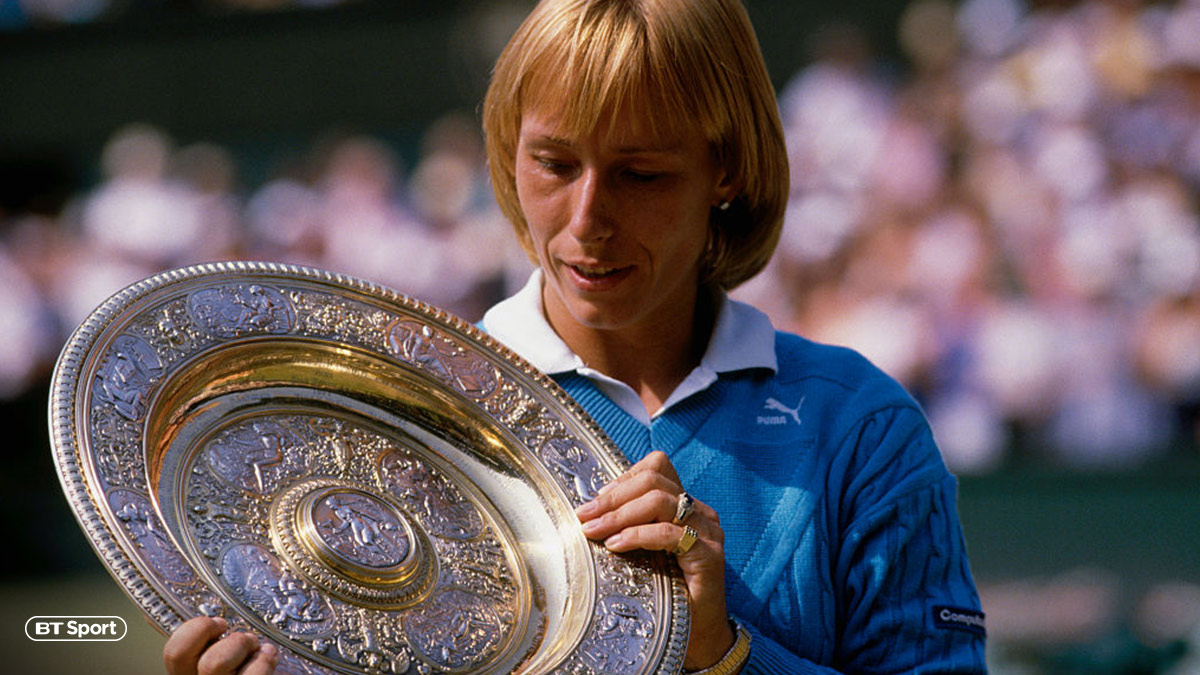 Tennis star Martina Navratilova