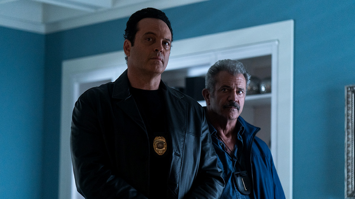Vince Vaughn and Mel Gibson in Dragged Across Concrete