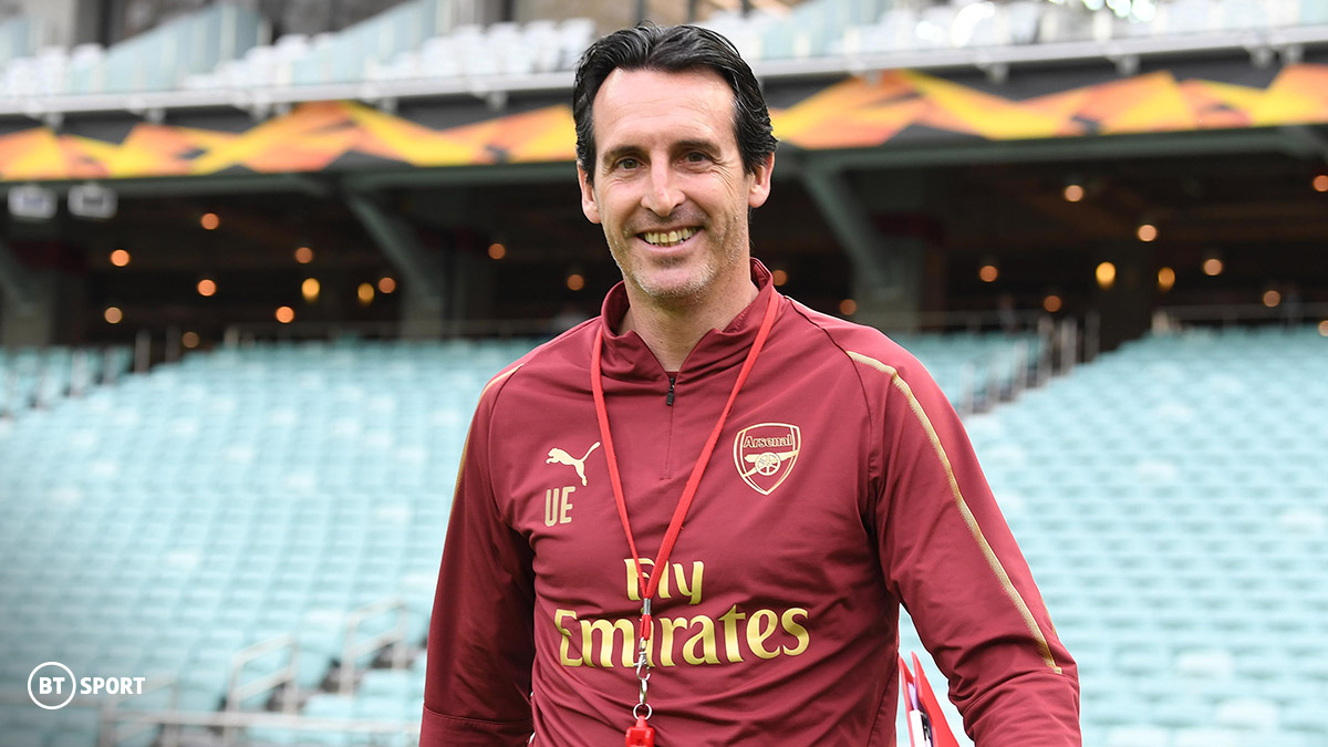 Arsenal manager Unai Emery