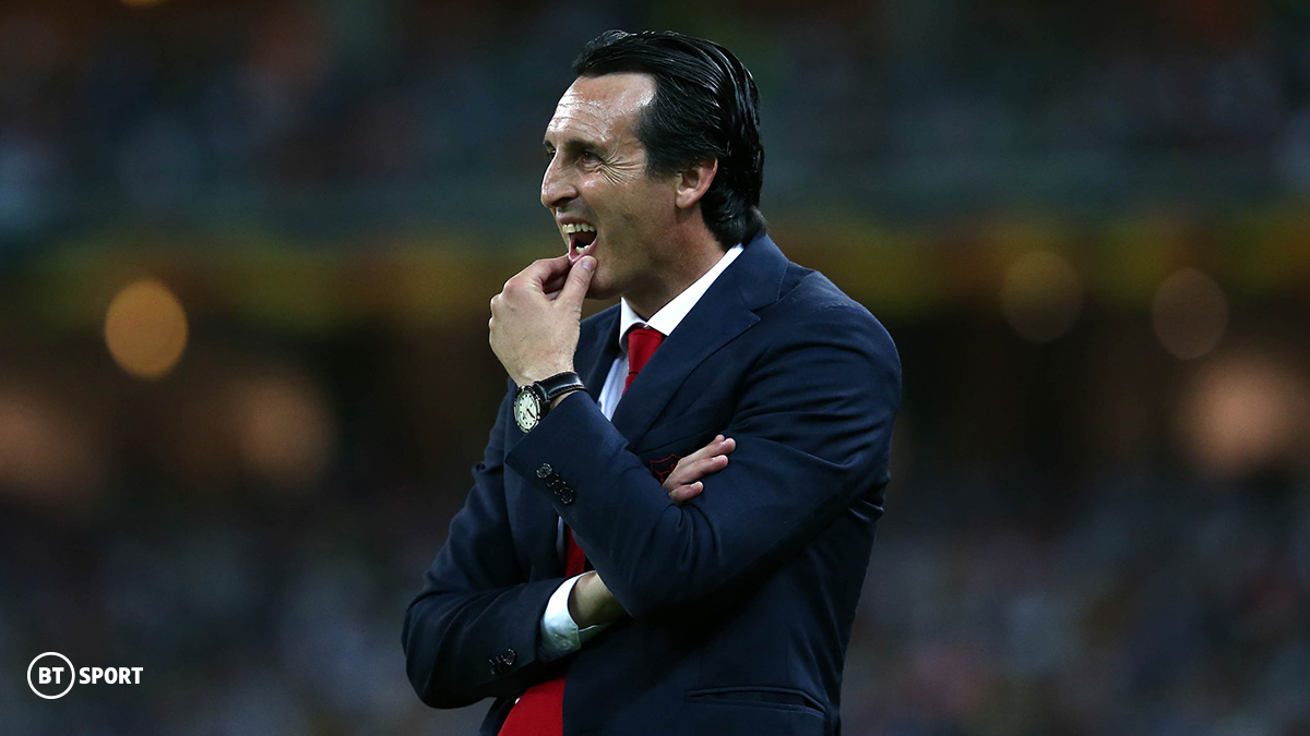 Arsenal manager Unai Emery