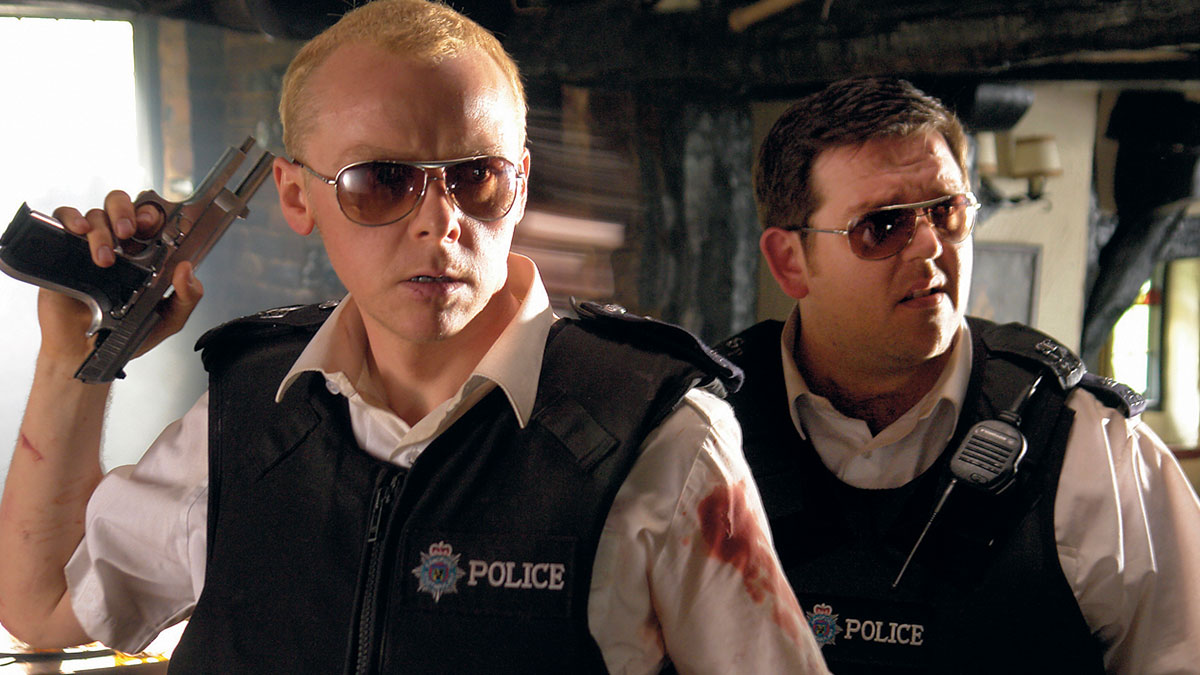 Simon Pegg and Nick Frost in Hot Fuzz