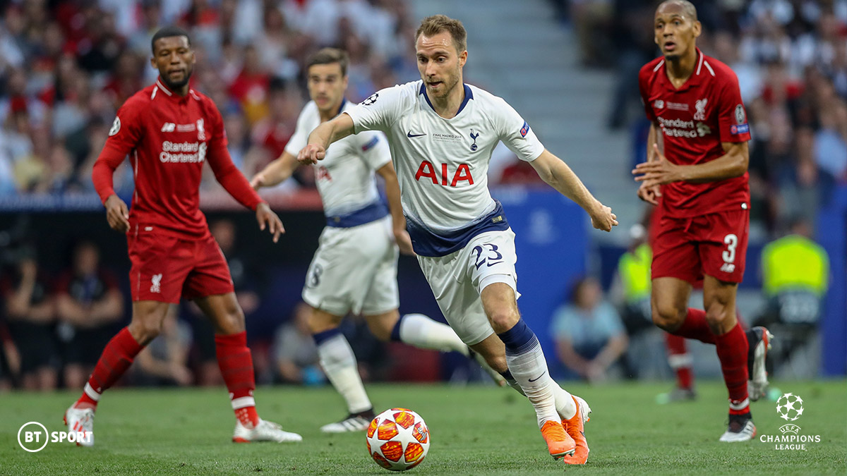 Tottenham Hotspur player Christian Eriksen