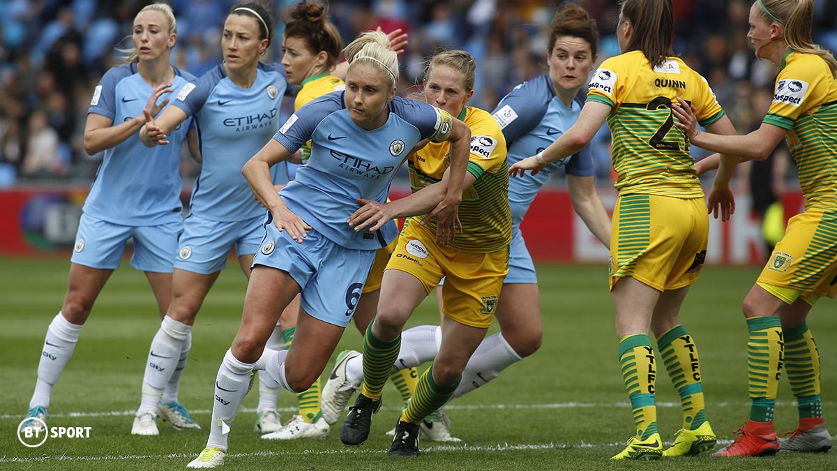 Manchester City player Steph Houghton