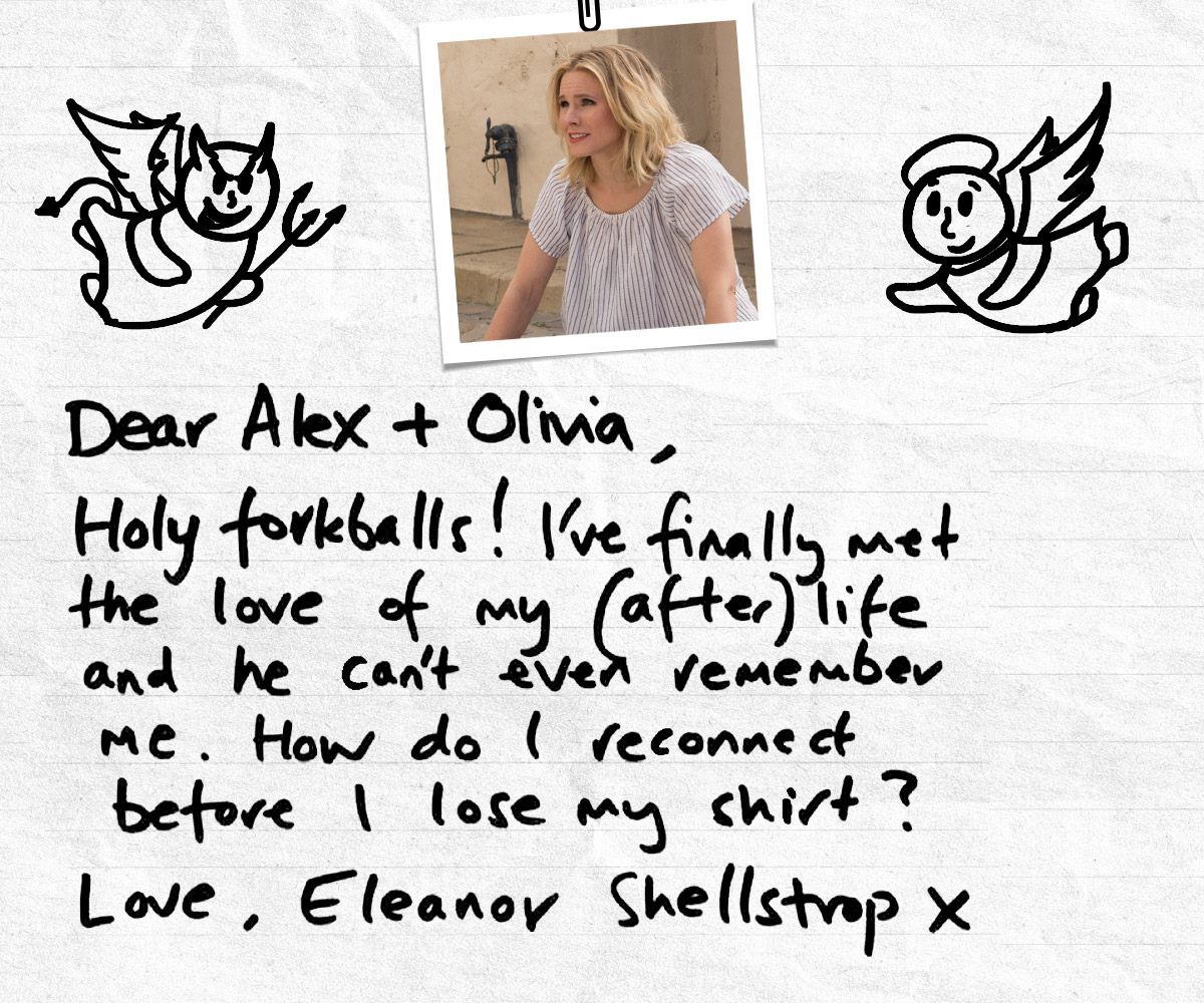 Eleanor Shellstrop of The Good Place letter