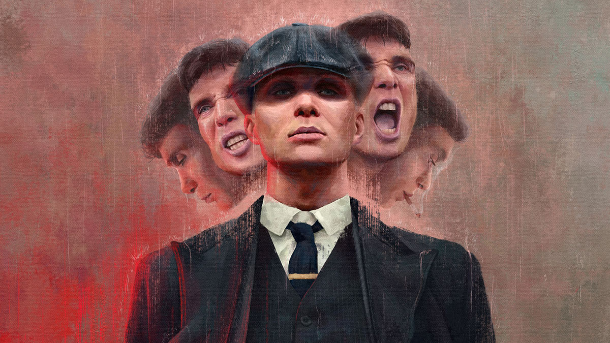 Artwork of Tommy Shelby from Peaky Blinders by Harry Ward