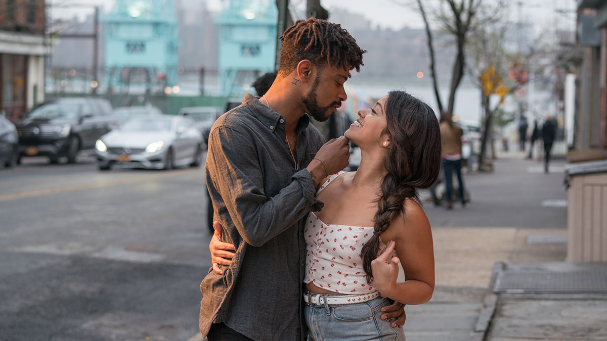 LaKeith Stansfield and Gina Rodriguez in Someone Great on Netflix