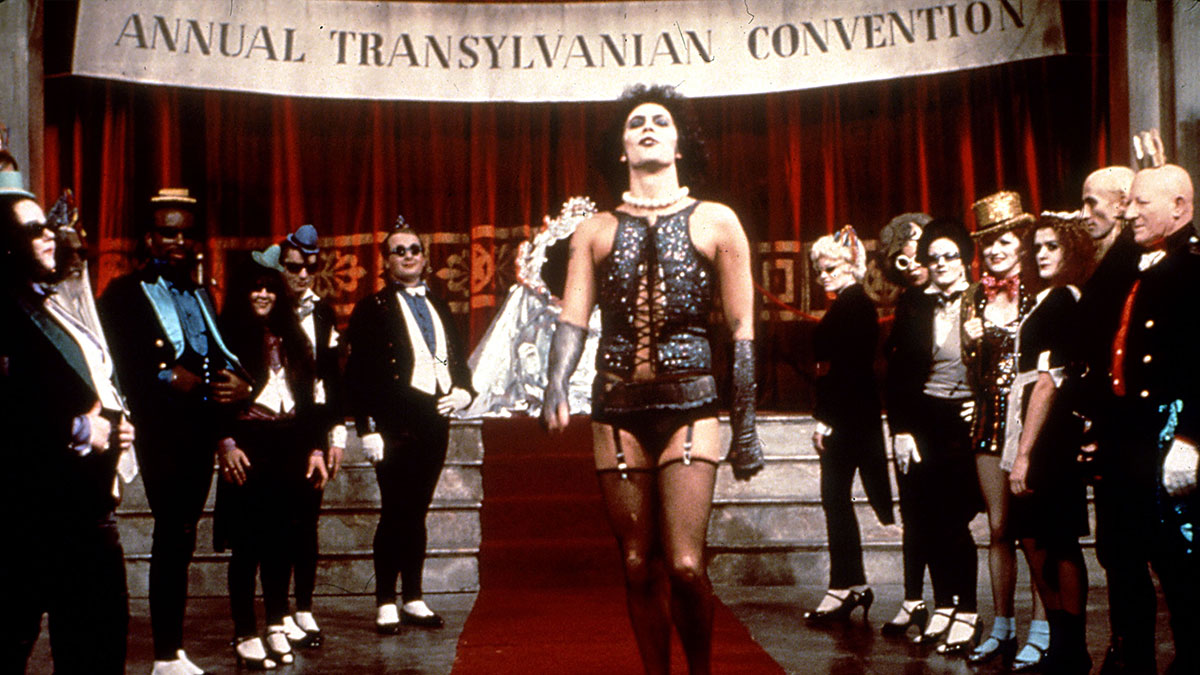 Tim Curry as Dr Frank-N-Furter in The Rocky Horror Picture Show