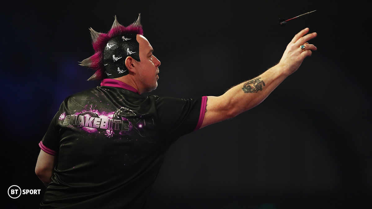 Darts player Peter Wright