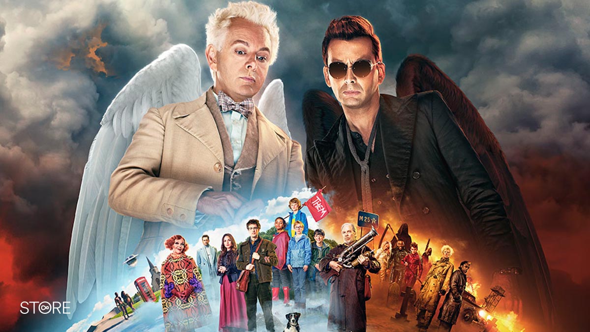 Good Omens starring Michael Sheen and David Tennant