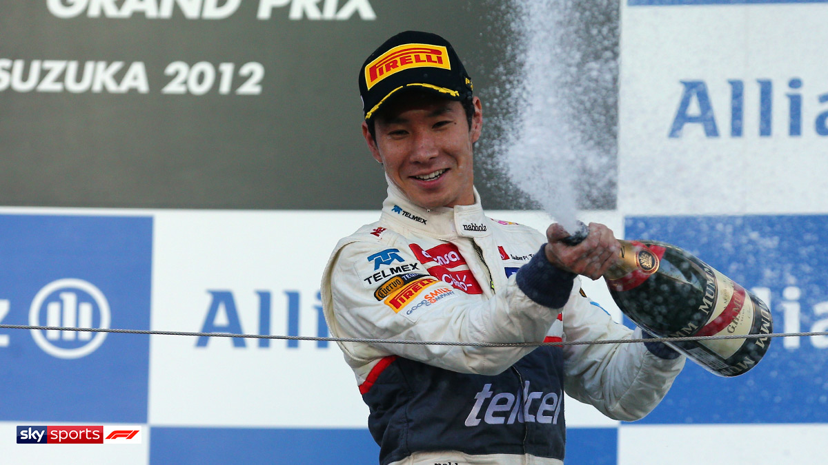 Formula One driver Kamui Kobayashi