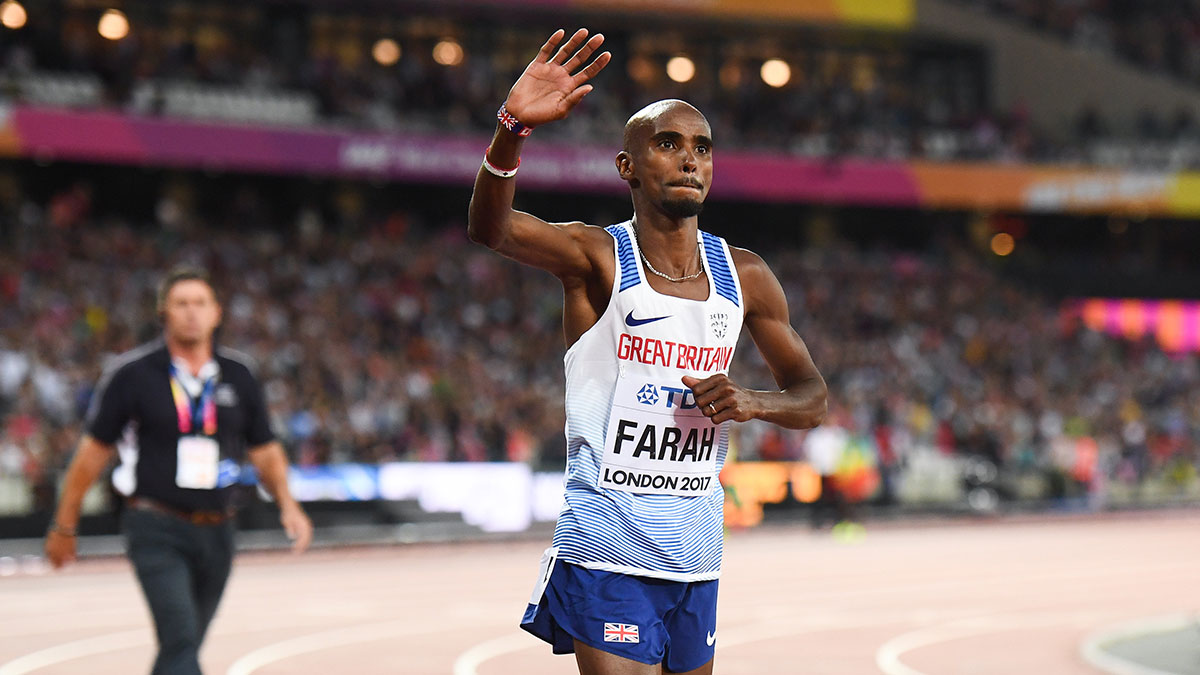 British track star Mo Farah