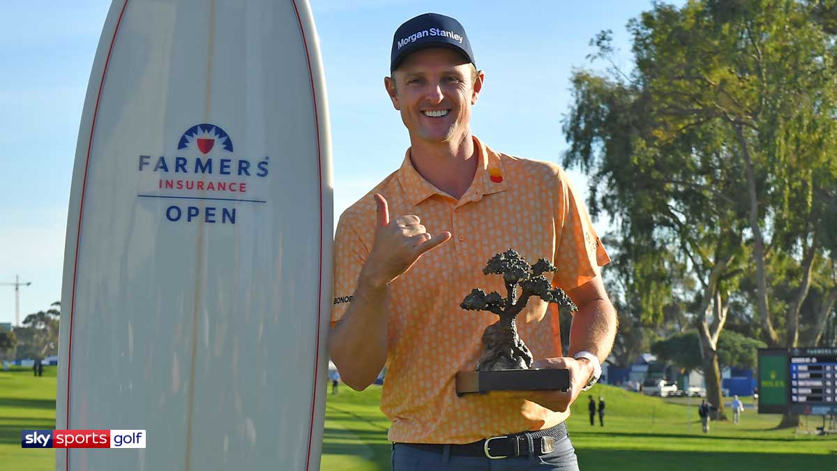 Justin Rose at the 2019 Farmers Insurance Open