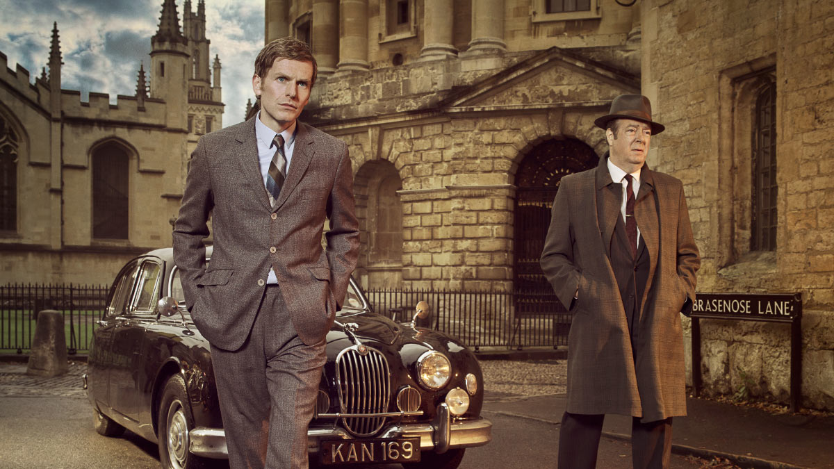 Shaun Evans and Roger Allam in Endeavour