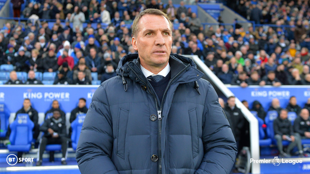 Leicester City manager Brendan Rodgers