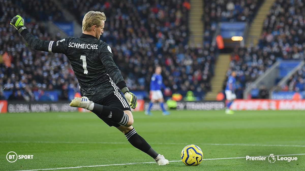 Leicester City goalkeeper Kasper Schmeichel