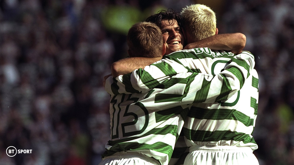 Celtic winning the 1997-98 Scottish Premiership