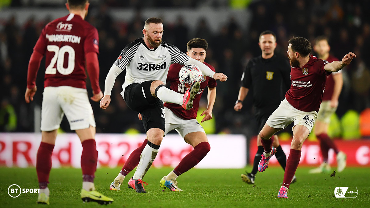 Derby County player Wayne Rooney