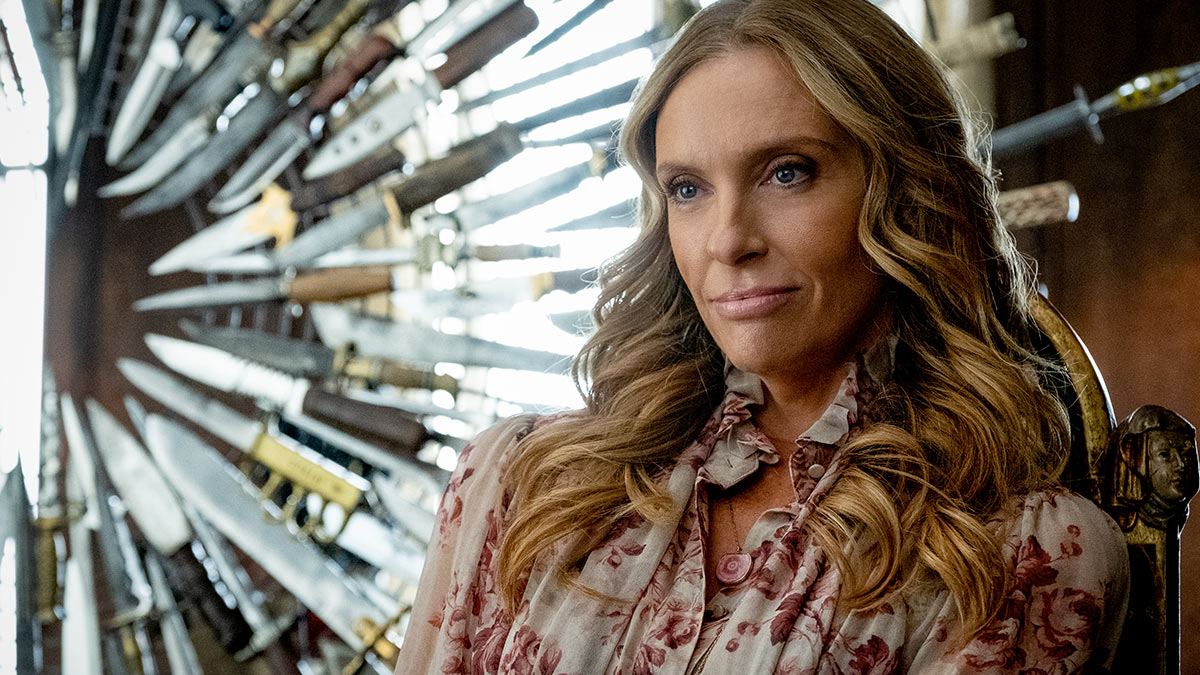 Toni Collette as Joni Thrombey in Knives Out