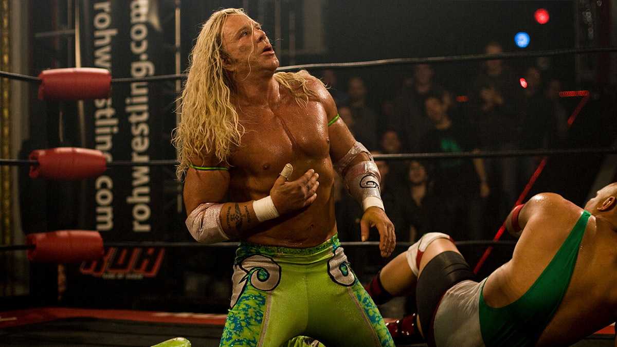 Mickey Rourke in The Wrestler