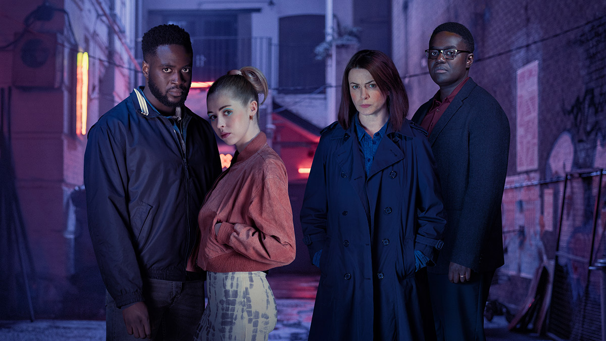 Dipo Ola, Hermione Corfield, Eve Myles, Babou Ceesay in We Hunt Together on Alibi