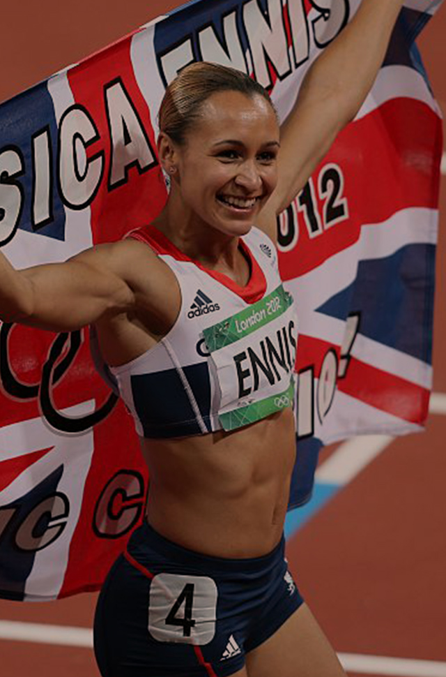 Jessica Ennis-Hill at the London 2012 Olympic Games