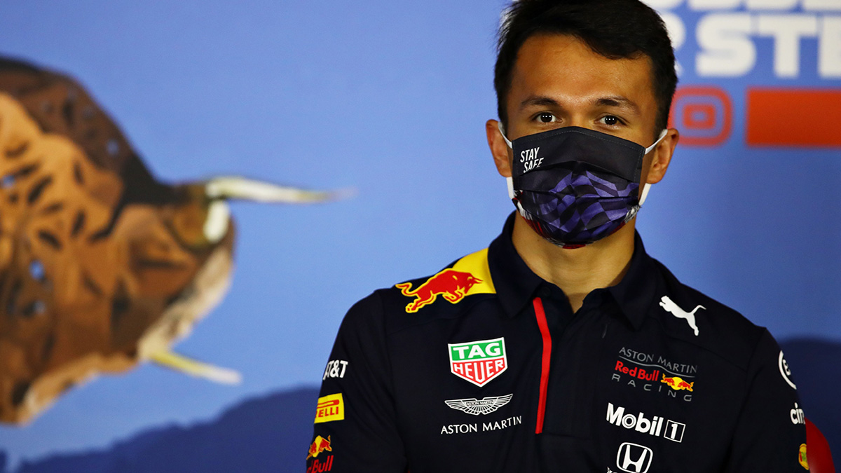 Red Bull driver Alex Albon