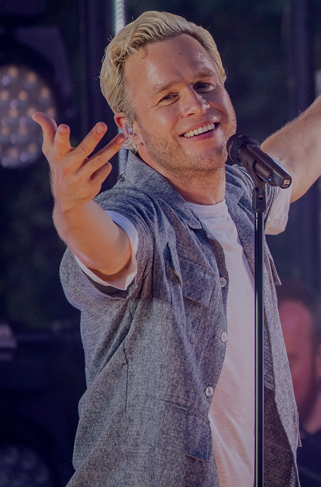 Olly Murs performing at V Festival 2020