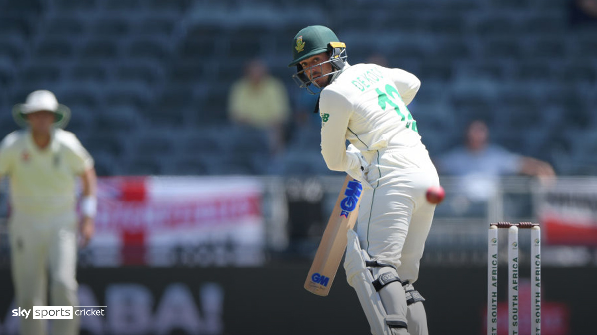 Quinton de Kok playing for South Africa