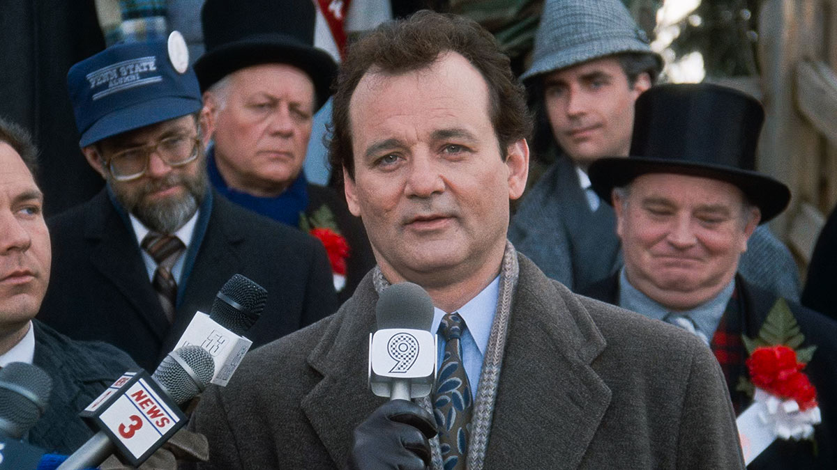 Bill Murray in Groundhog Day