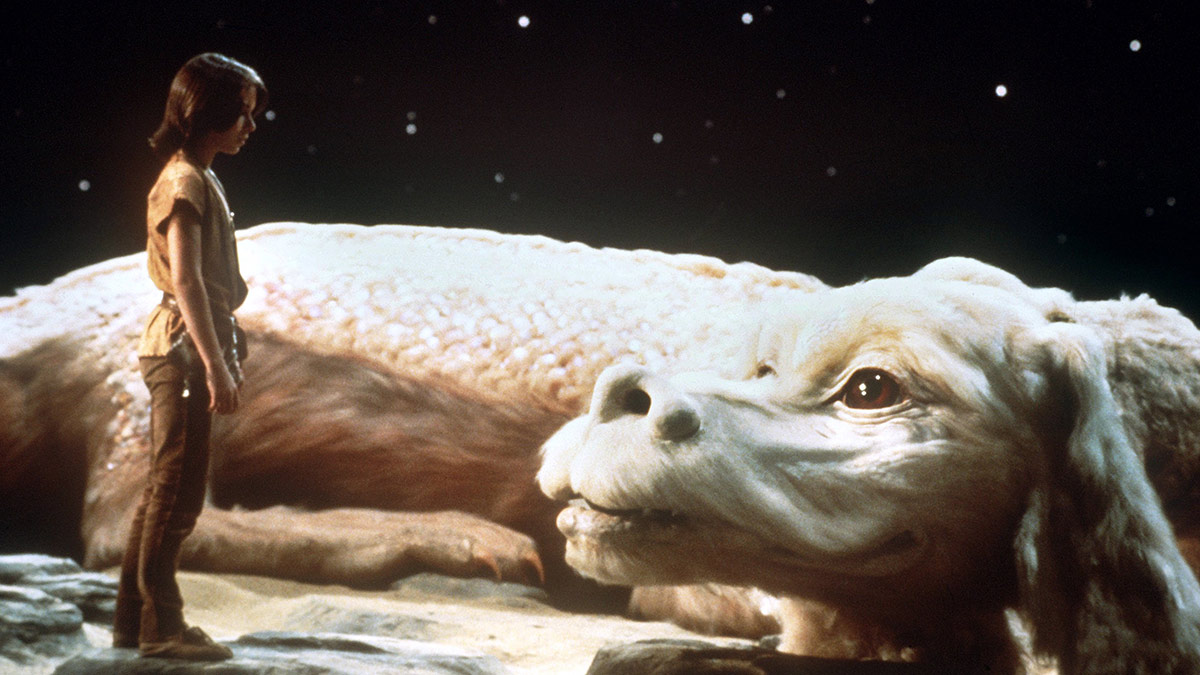 Atreyu and Falkor in The NeverEnding Story