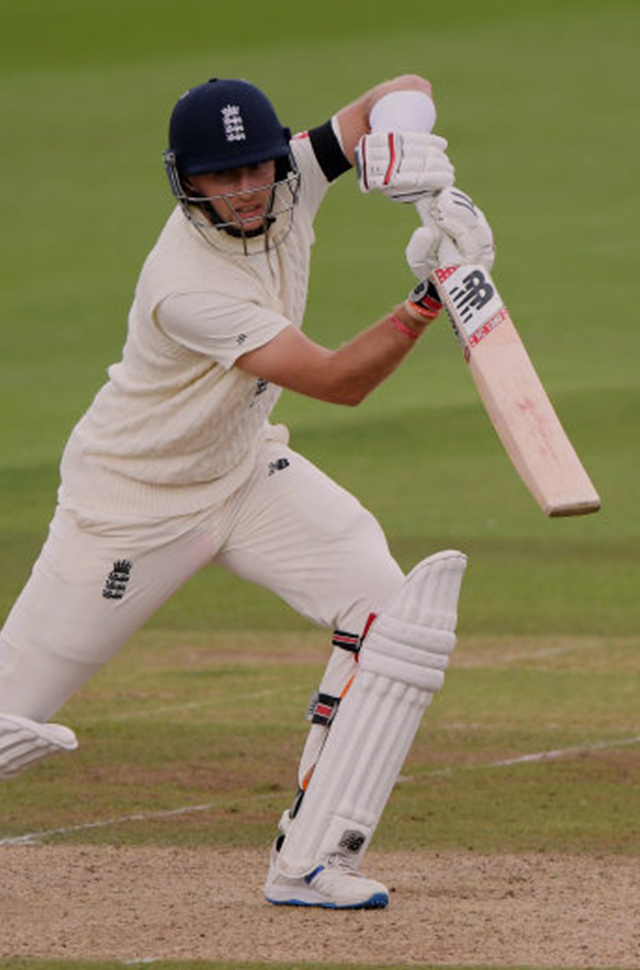 England captain Joe Root playing against Pakistan
