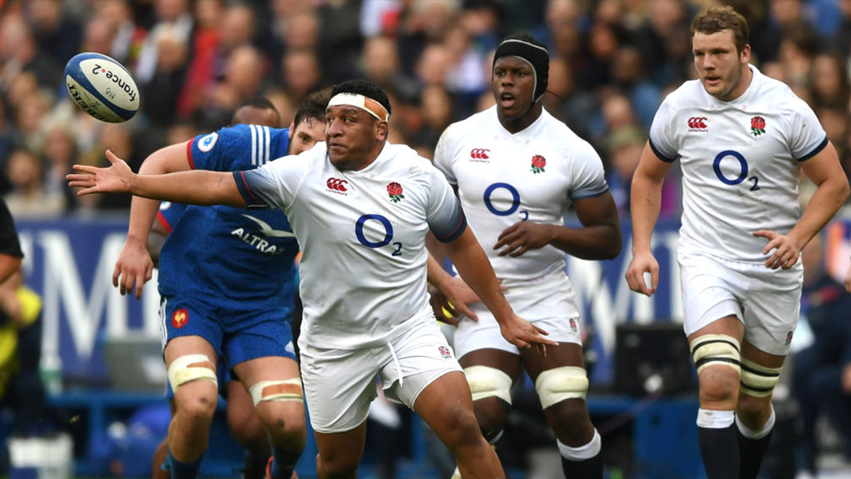 England’s Mako Vunipola playing against France during the 2020 Guinness Six Nations