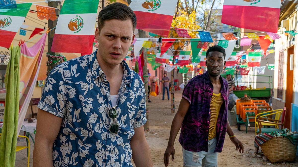 Bill Skarsgård and Nathan Stewart-Jarrett in Soulmates