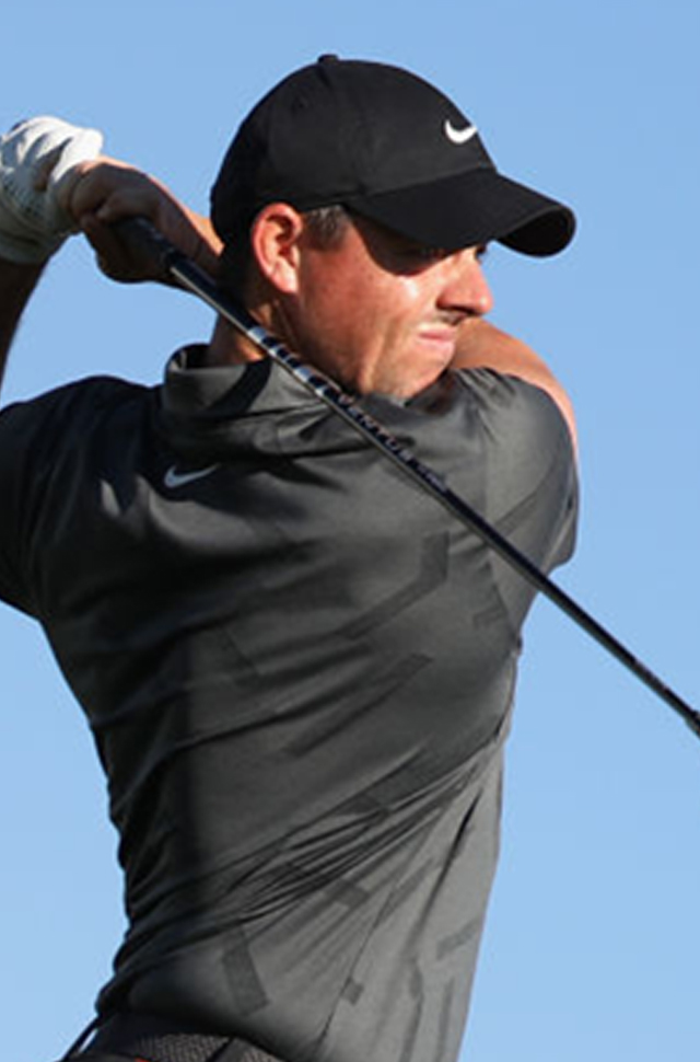 Rory McIlroy playing golf
