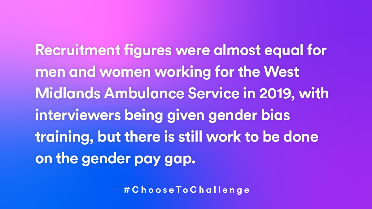 Inside The Ambulance: Wonder Women #ChooseToChallenge card for International Women’s Day