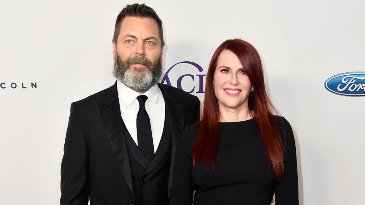 Nick Offerman and Megan Mullally