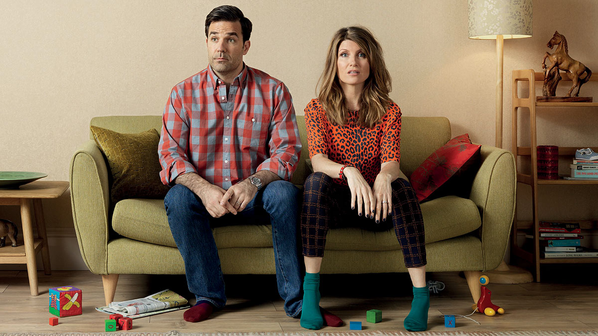 Rob Delaney and Sharon Horgan in Catastrophe 