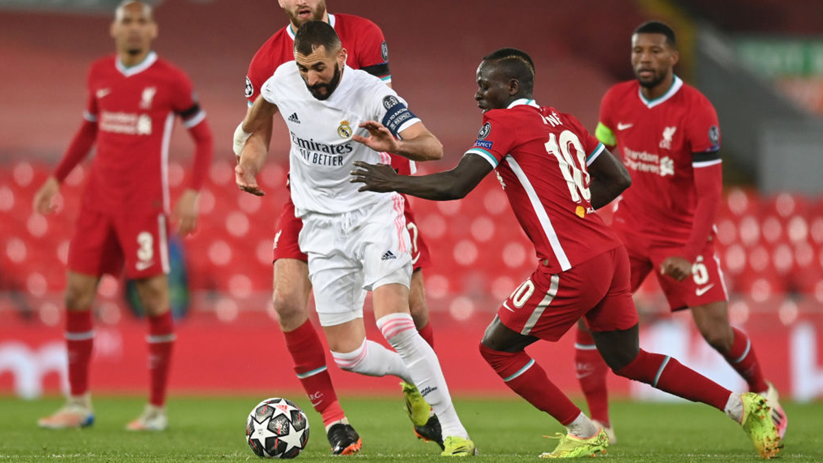 Real Madrid footballer Karim Benzema
